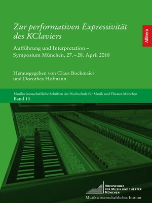 cover image of Zur performativen Expressivität des KClaviers
